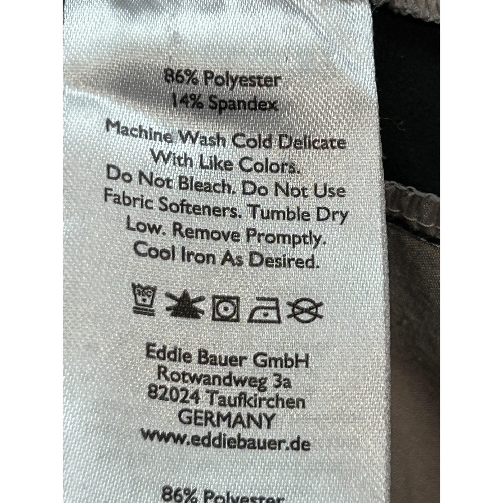 Eddie Bauer Pants Womens Large Gray Black Jogger Stretch Drawstring Pockets - Picture 7 of 9